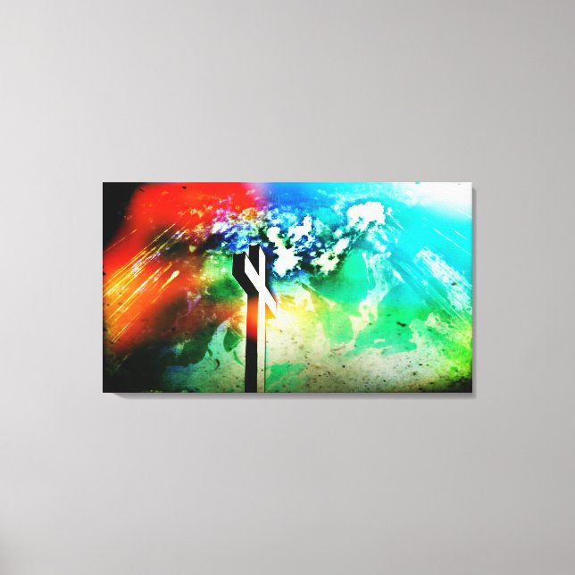 Laienviertel Leinwanddruck (Vorderseite)