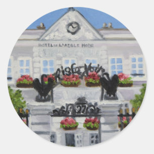 L'Aigle Noir Hotel: Aufkleber Fontainebleaus