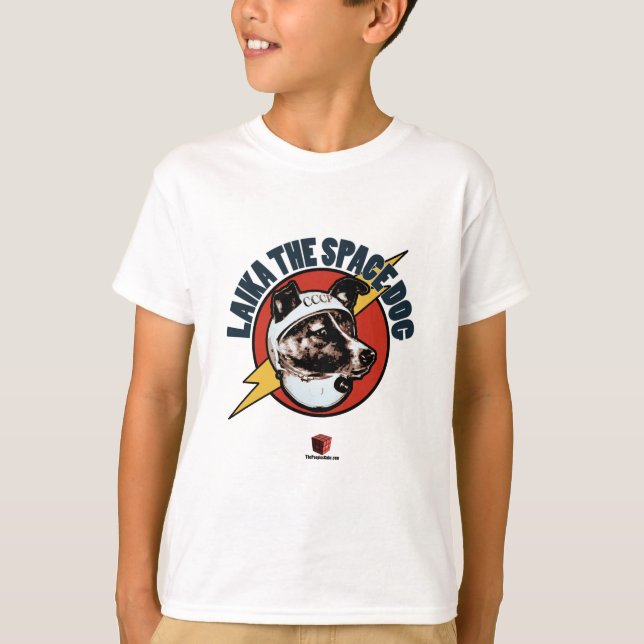 Laika der Raum-Hund: KinderT - Shirt (Vorderseite)