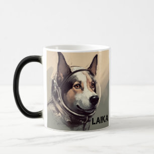 Laika, erster Hund im Weltraum Verwandlungstasse