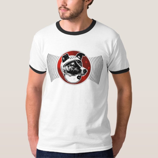 Laika - Raum-Hundegetriebe: T - Shirt (Vorderseite)
