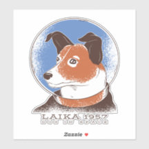 Laika sowjetischer Weltraumhund 1957