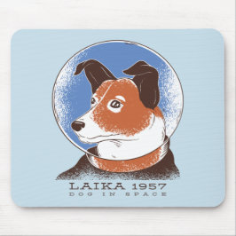 Laika sowjetischer Weltraumhund 1957 Mousepad