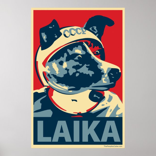 Laika the Space Dog : Une affiche parodique pour O (Devant)