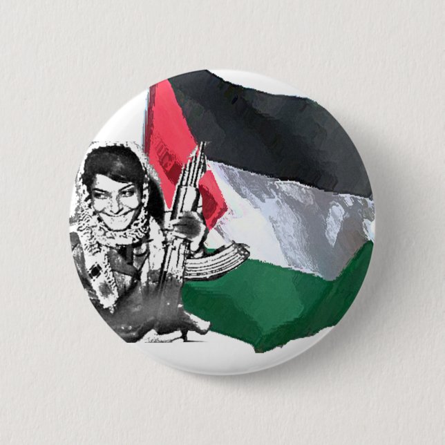 Laila Khaled Button (Vorderseite)