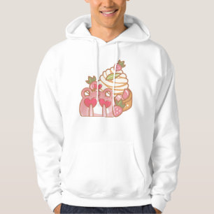 Laila und ihr Erdbeer-Parfait Hoodie