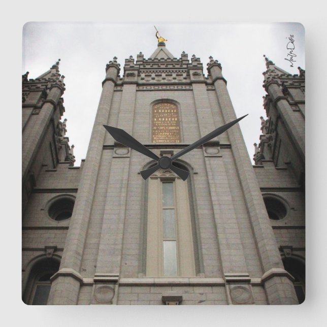 laine lac sel ville ut temple horloge (Recto)