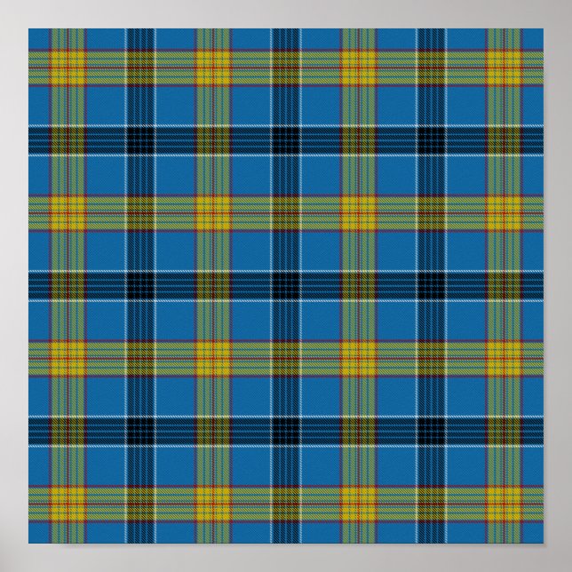 Laing Tartan Poster (Vorne)