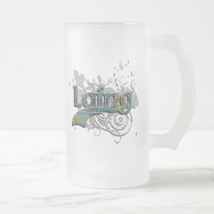 Laing Tartan-Schmutz Mattglas Bierglas