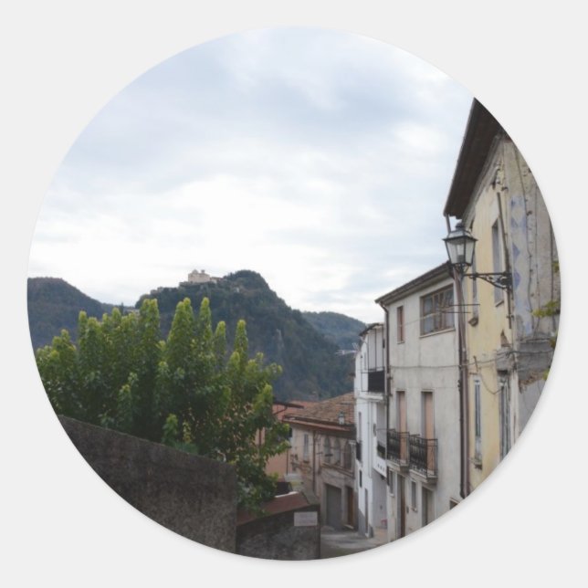 Laino Borgo Runder Aufkleber (Vorderseite)