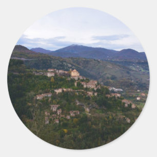 Laino Castello Kalabrien Runder Aufkleber