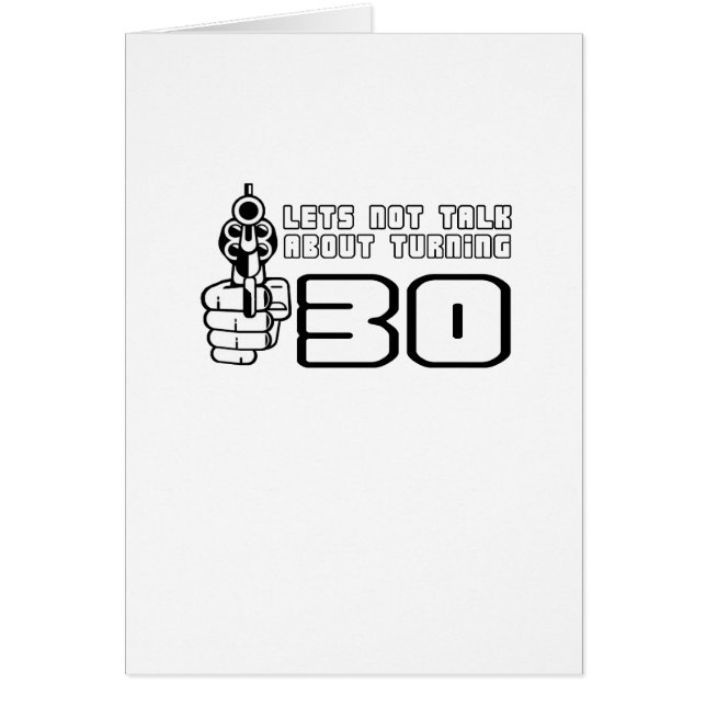 "Laisse ne pas parler de 30" (Devant)