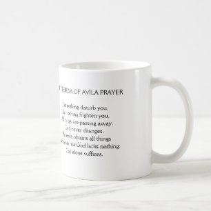 Laissé rien dérangez-vous tasse de prière
