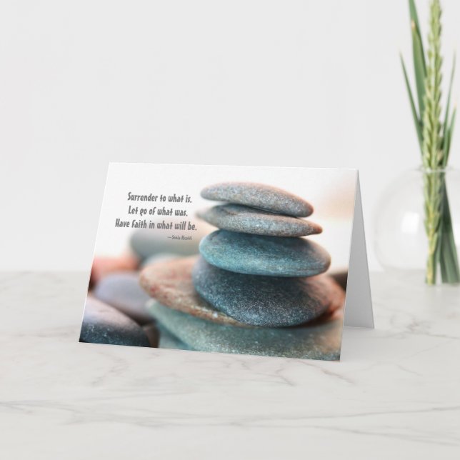 Laisser aller carte de voeux (Devant)