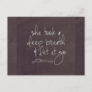 Laisser aller carte postale