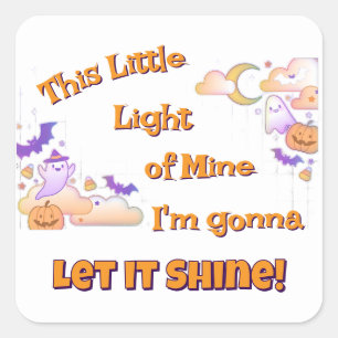 Laisser Briller Christian Halloween Stickers