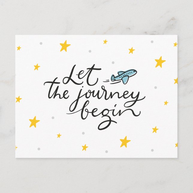 Laisser Commencer Le Voyage - Carte Postale Motiva (Devant)