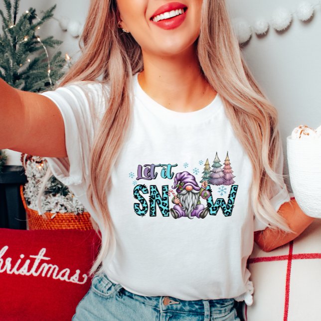 Laisser Il Neige Gnome T-Shirt (Créateur téléchargé)