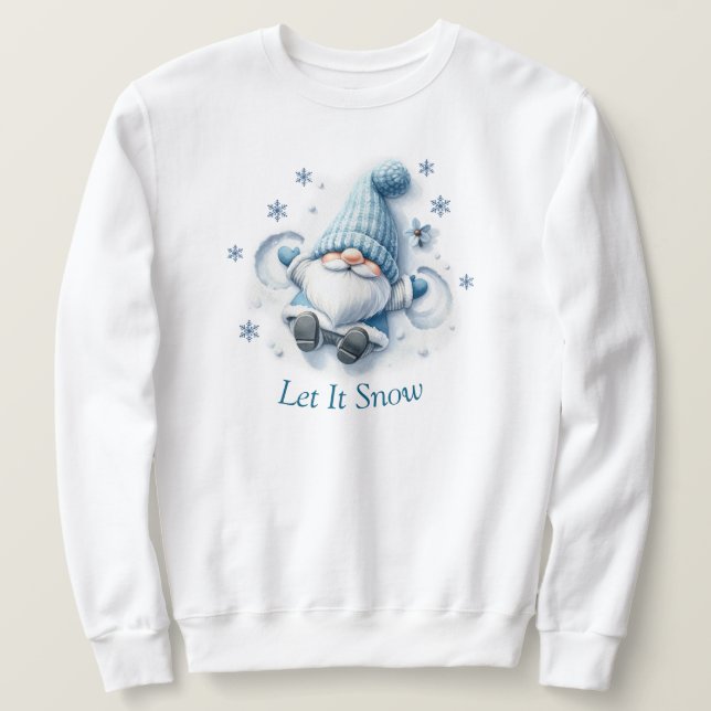 Laisser il neige Sweatshirt (Design devant)
