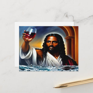 Laisser Il Y A Vin Christian Art Carte Postale