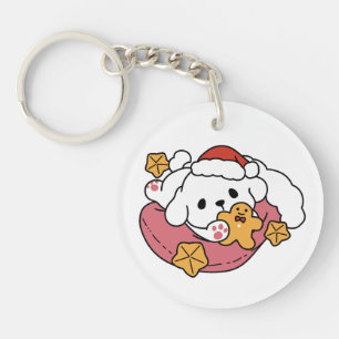 Laisser la joie des fêtes - Noël de chien mignon