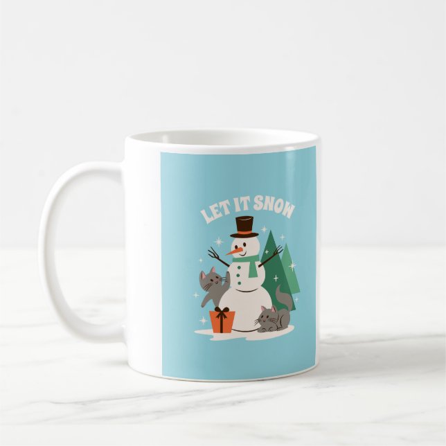 Laisser la tasse de café de neige (Gauche)