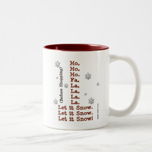 Laisser neiger - Avant et après le shopping - Mug