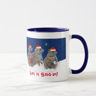 Laisser neiger Noël Mug