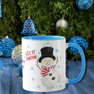 Laisser neiger Snowman Mug