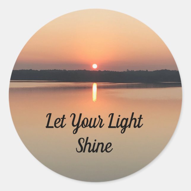 Laisser votre sticker Inspiration Coucher de solei (Devant)