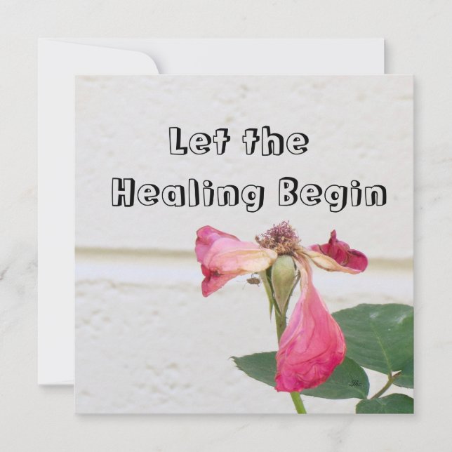 Laissez la carte Healing Begin ! (Devant)