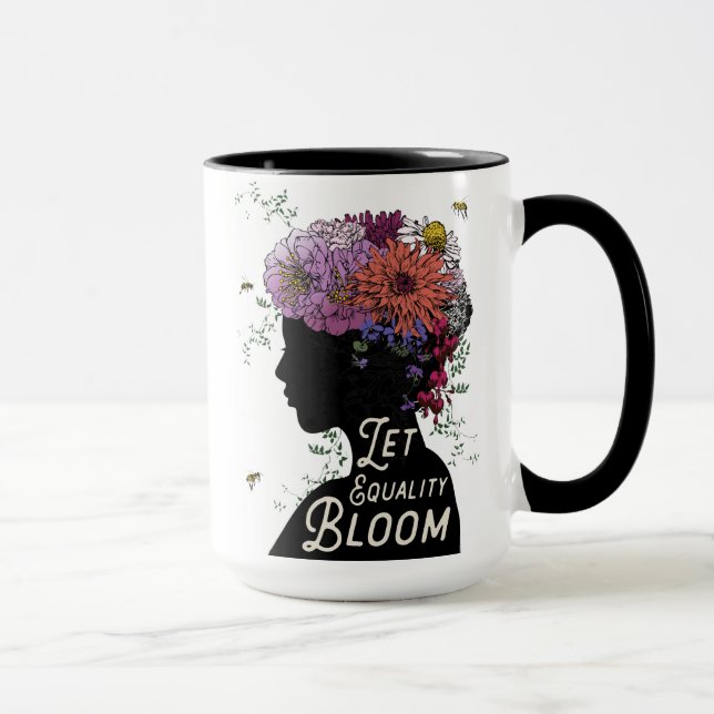 Laissez la fleur d'égalité - tasse de café (Droite)