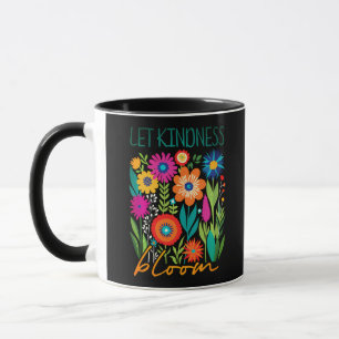 Laissez la gentillesse s'épanouir. tasse à café