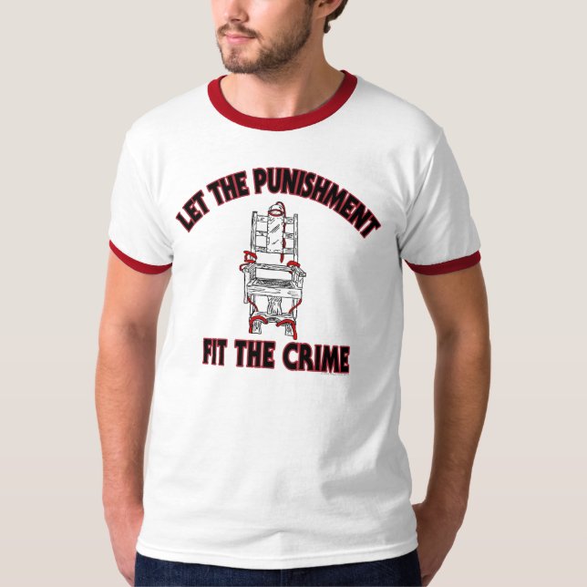 Laissez la punition adapter le T-shirt de crime (Devant)