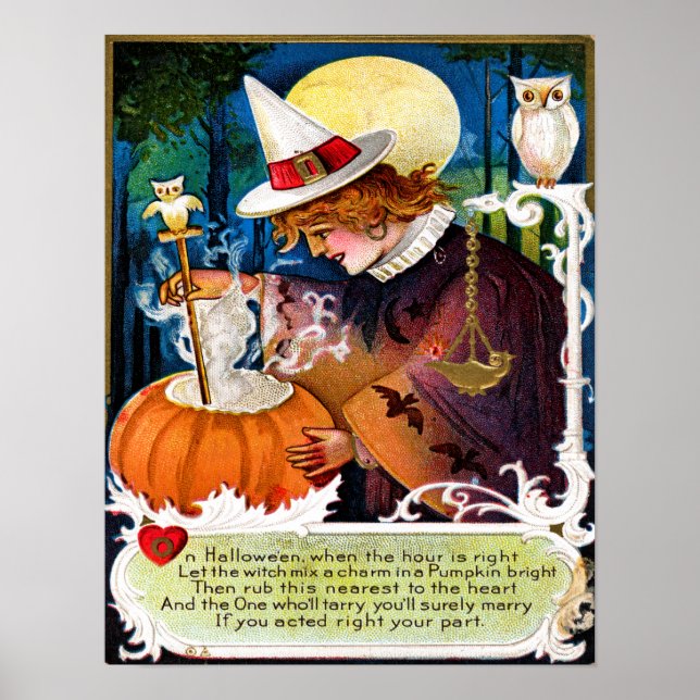 Laissez La Sorcière Mélanger Un Poster De Charme (Devant)