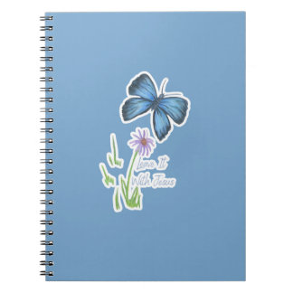 🦋 Laissez-Le à Jésus Cahier Papillon ✝️