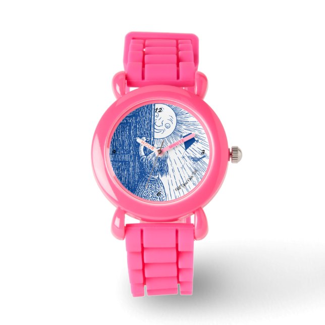 Laissez le soleil briller dans la montre de fille (Recto)