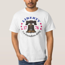 LAISSEZ LE T-SHIRT D'ANNEAU DE LIBERTÉ