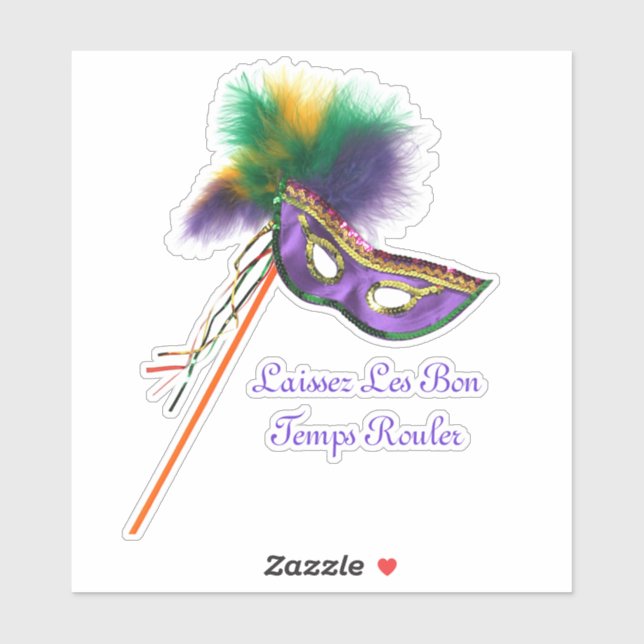 Laissez Les Bon Temps Rouler! Aufkleber (Blatt)