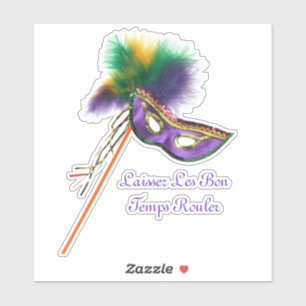 Laissez Les Bon Temps Rouler!Aufkleber Aufkleber