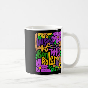 Laissez Les Bon Temps Rouler Mardi Gras Beads Boho Kaffeetasse