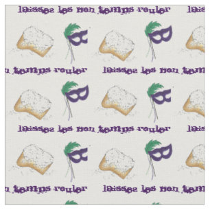 Laissez Les Bon Temps Rouler Mardi Gras Beignet Stoff