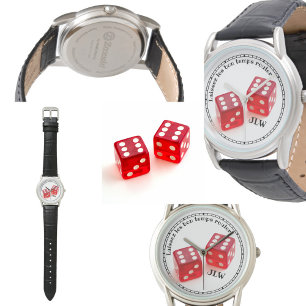 Laissez les Bon Temps Rouler mit Initialen Armbanduhr