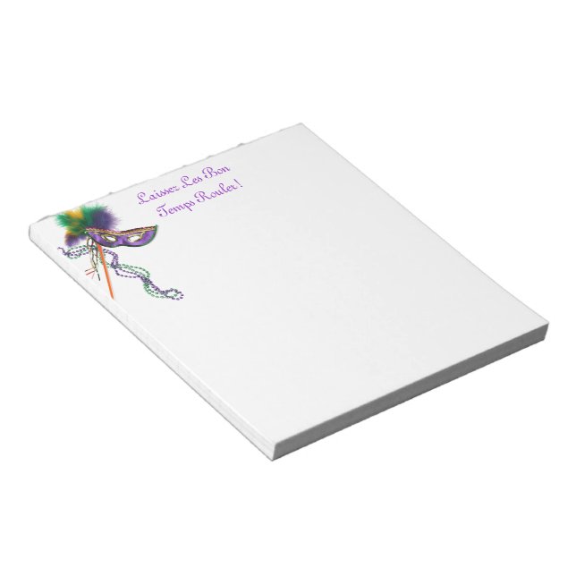 Laissez Les Bon Temps Rouler! Notizblock (angewinkelt)