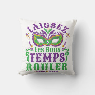 Laissez Les Bons Temps Rouler Mardi Gras Kissen