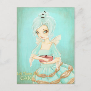 Laissez-les manger du gâteau - carte postale antoi