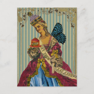 Laissez-Les Manger Du Gâteau ~ Carte Postale / Inv
