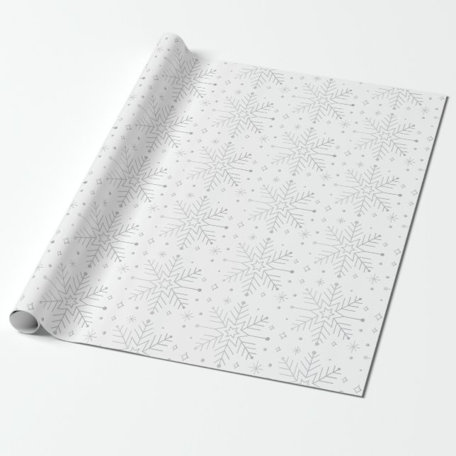 LAISSEZ LUI NEIGER/papier emballage cadeau de Noël (Déroulé)