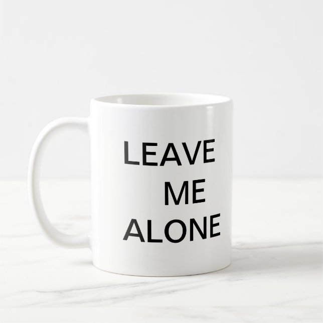 Laissez-moi la seule tasse de café (Gauche)