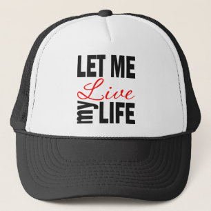 Laissez-moi vivre mon casquette de boule de la vie